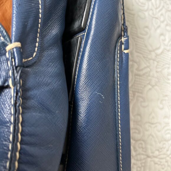 Men's Blue Prada Loafers Size 11 - Picture 5 of 8